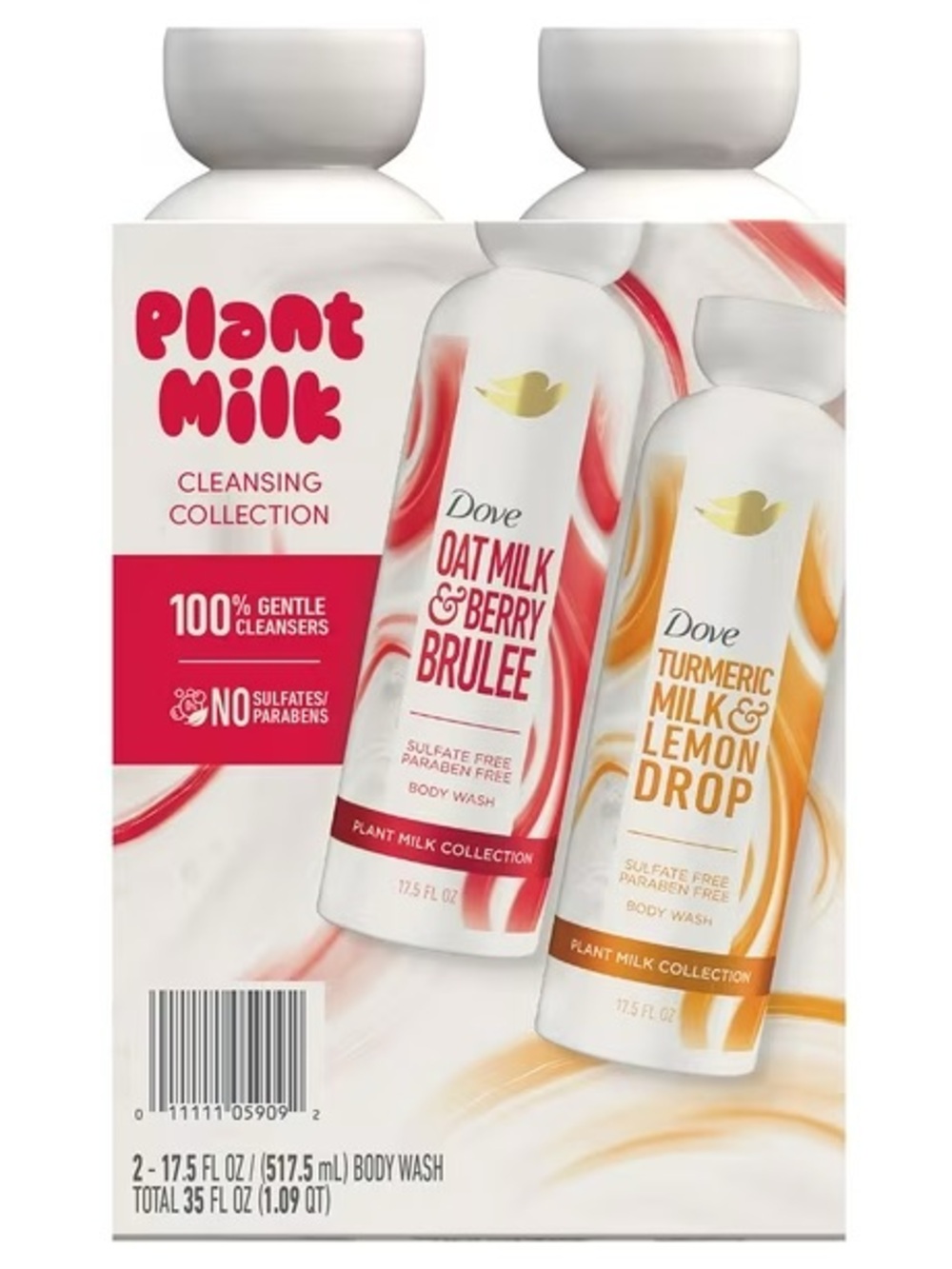 Dove Plant Milk Body Wash Duo